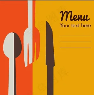 西方簡約餐牌设计