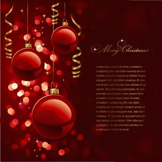 2011新年圣诞贺卡矢量图