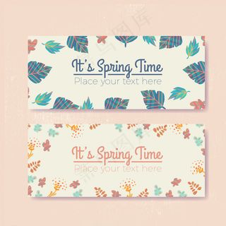 春天花卉横幅图片