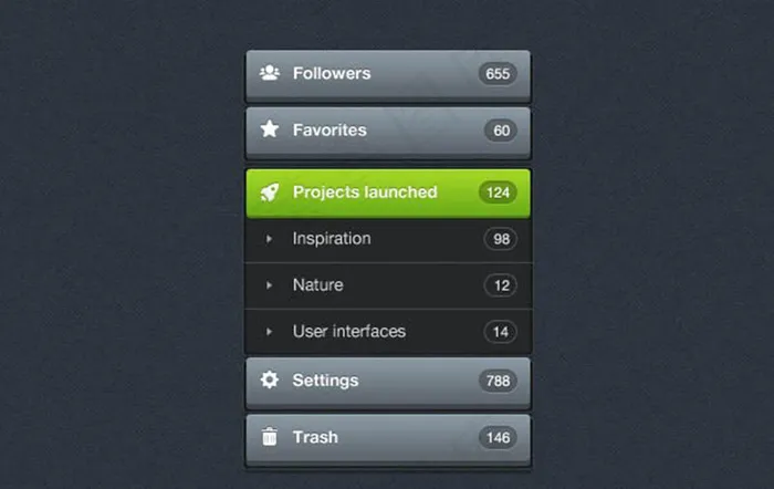 精致界面PSD素材下载psd模版下载