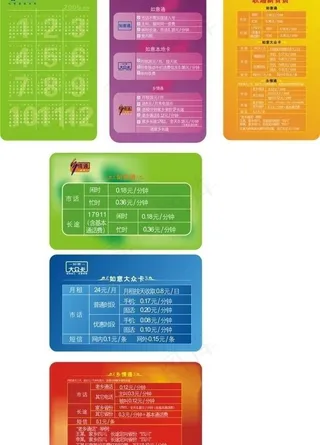 中国联通卡片图片