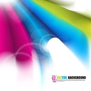 绚丽彩虹光斑背景矢量图