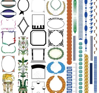 各式花边边框麦穗框图片 各式花边边框麦穗框图片