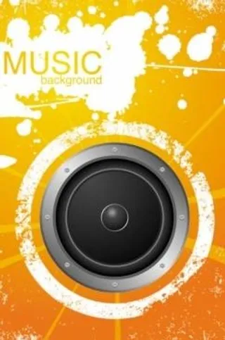 充满活力的音乐背景图案03矢量