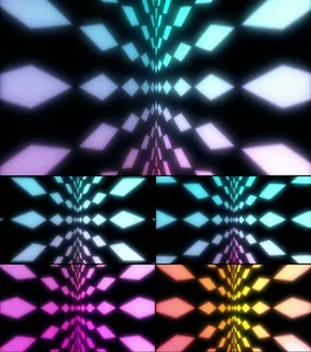 创意视频五彩斑斓酒吧夜店大屏背景