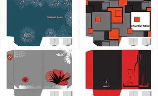 线条花纹包装设计图片