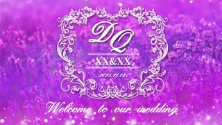 紫色婚礼  主屏幕背景