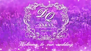 紫色婚礼  主屏幕背景