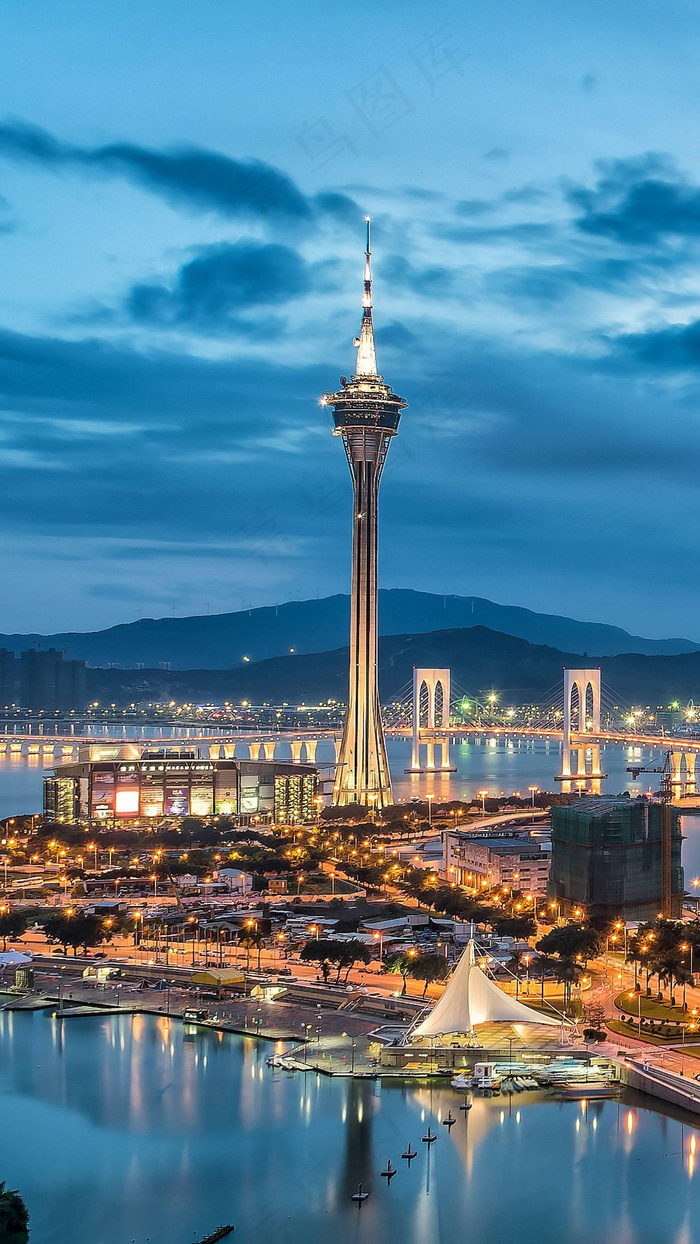 城市夜景高清摄影图片