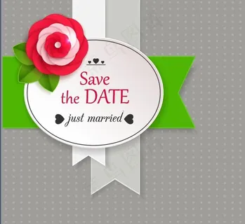 婚礼请帖模板图片