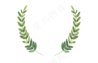 绿色叶子树叶藤蔓设计素材png