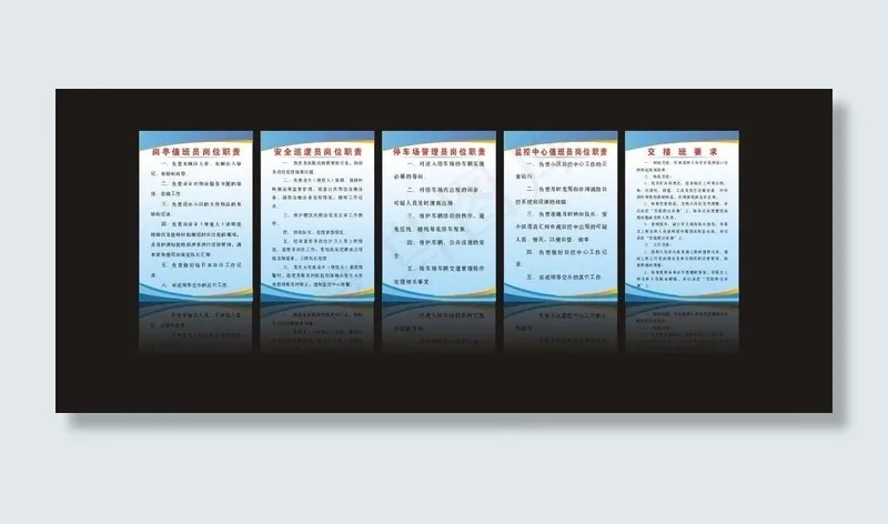 物业制度图片cdr矢量模版下载