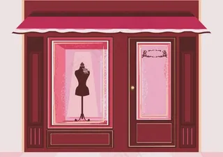 衣架模特矢量素材图片