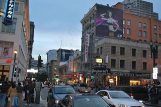 旧金山 傍晚 联合广场 街景图片