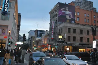 旧金山 傍晚 联合广场 街景图片