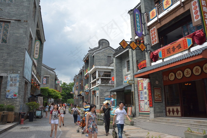 岭南印象园街景中段图片