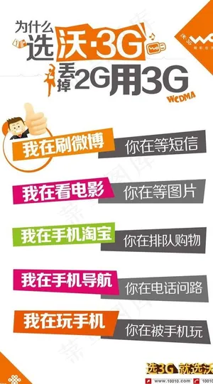 联通3g业务优势导购图片