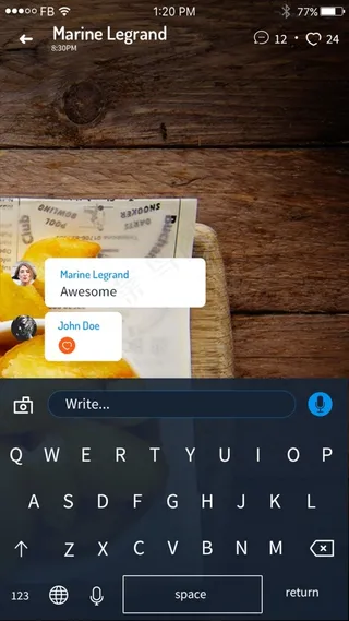 手机app页面输入法