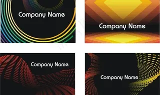 七彩动感线条图片