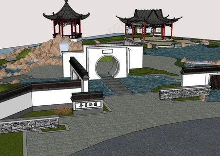 古建3D模型 古建3D模型