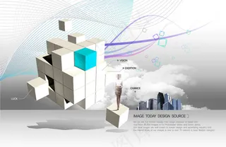 32 魔方商务素材图片