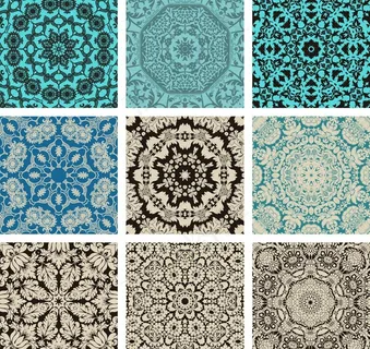 欧式花纹背景图片