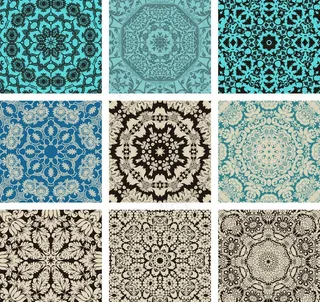 欧式花纹背景图片