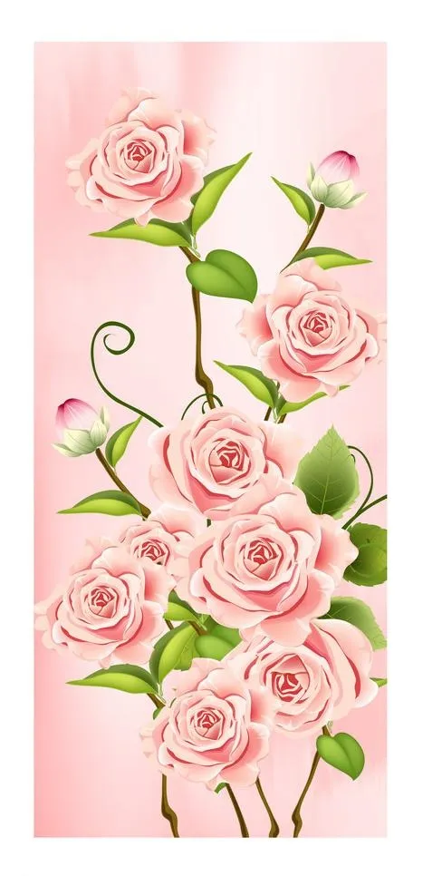 粉红玫瑰图片(6614X12402(DPI:300))psd模版下载