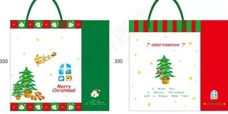 圣诞礼品pp袋两款图片