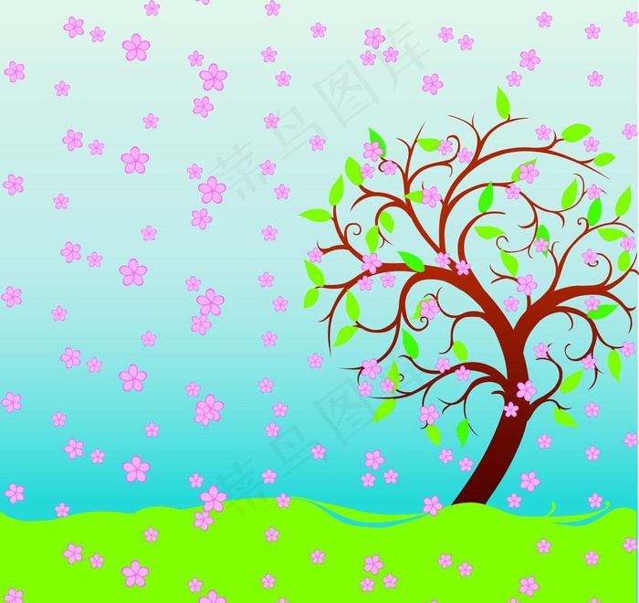 花矢量素材 花模板下图片ai矢量模版下载