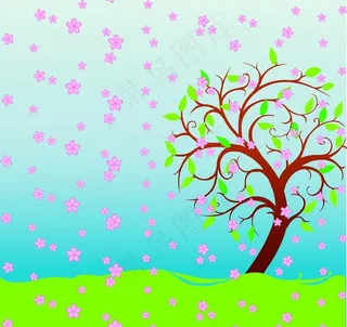 花矢量素材 花模板下图片