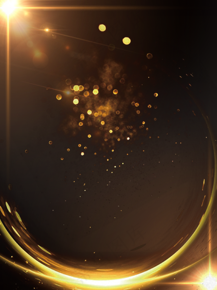 简约大气黑金房地产商务科技光效背景