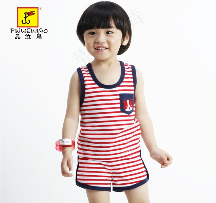 品位鸟高档纯棉婴童装图片