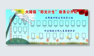 计划生育宣传栏图片