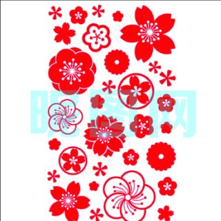 印章图案 雕刻图案 小花图案图片