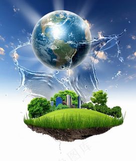 绿色城市环保素材图片