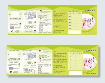 盆底功能康复三拆页