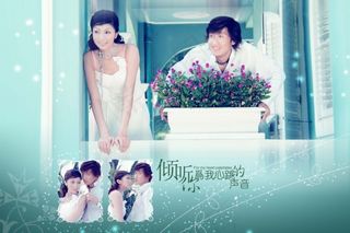 浓情花香影楼模版素材下载