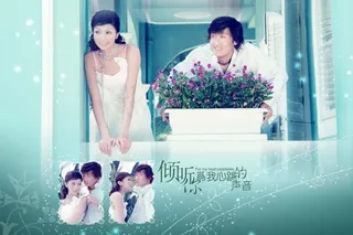 浓情花香影楼模版素材下载