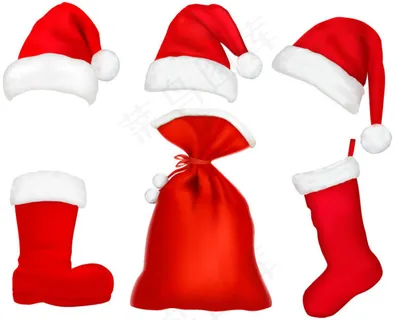圣诞帽05——矢量素材