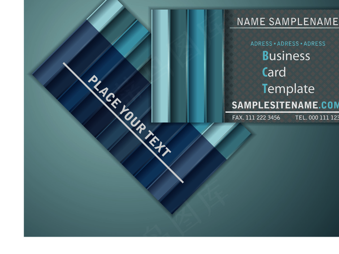 创意商务名片矢量素材