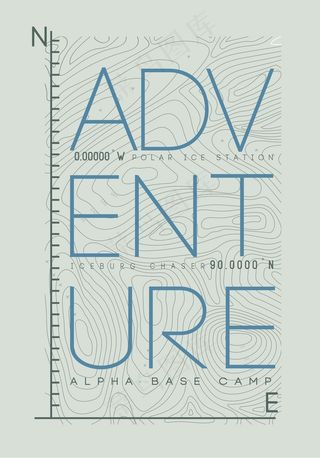 文字组合T恤图案设计