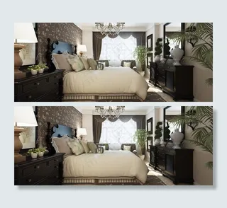 欧式卧室图片