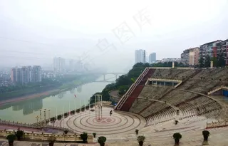 四川泸州酒城风景