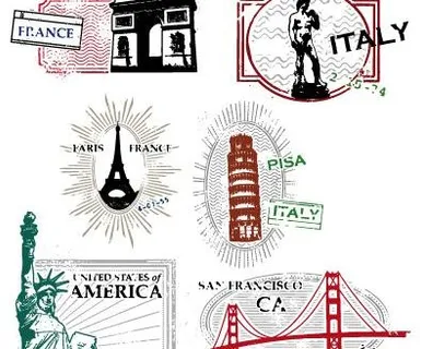 具有里程碑意义的旅游系列邮票