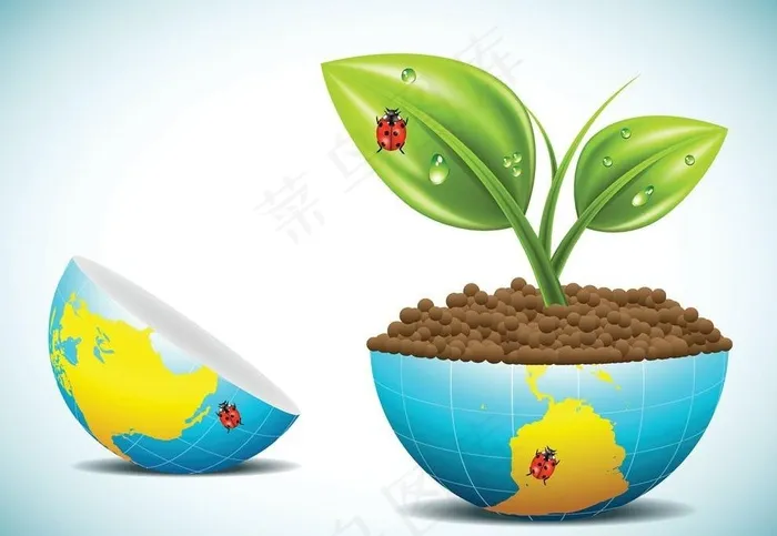 环保保护环境eco节图片eps,ai矢量模版下载