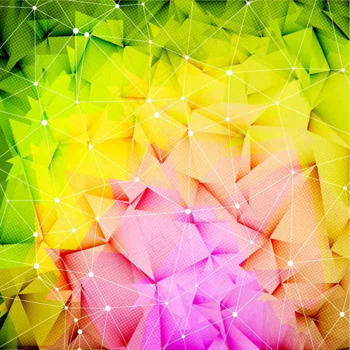 炫彩微立体时尚立体梦幻背景设计ai矢量模版下载