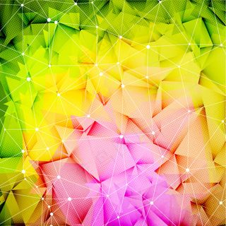 炫彩微立体时尚立体梦幻背景设计