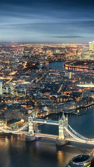 外国的城市夜景高清摄影图片