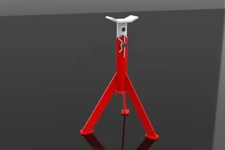 三脚架调开口销输送机的支持